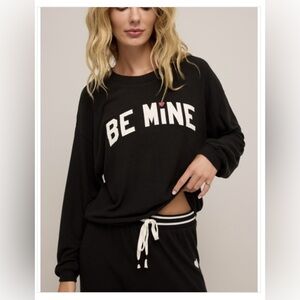 ZSupply Be Mine Long Sleeve Top Black